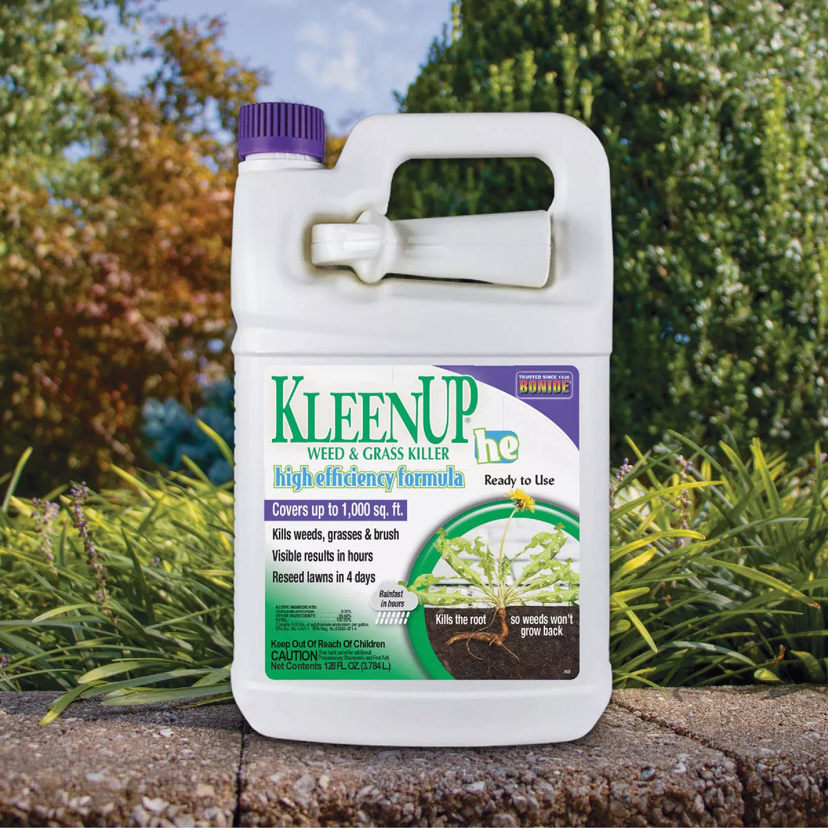 Bonide KleenUP 128 Oz. Ready To Use Trigger Sprayer Weed & Grass Killer High Efficiency Formula - photo 2