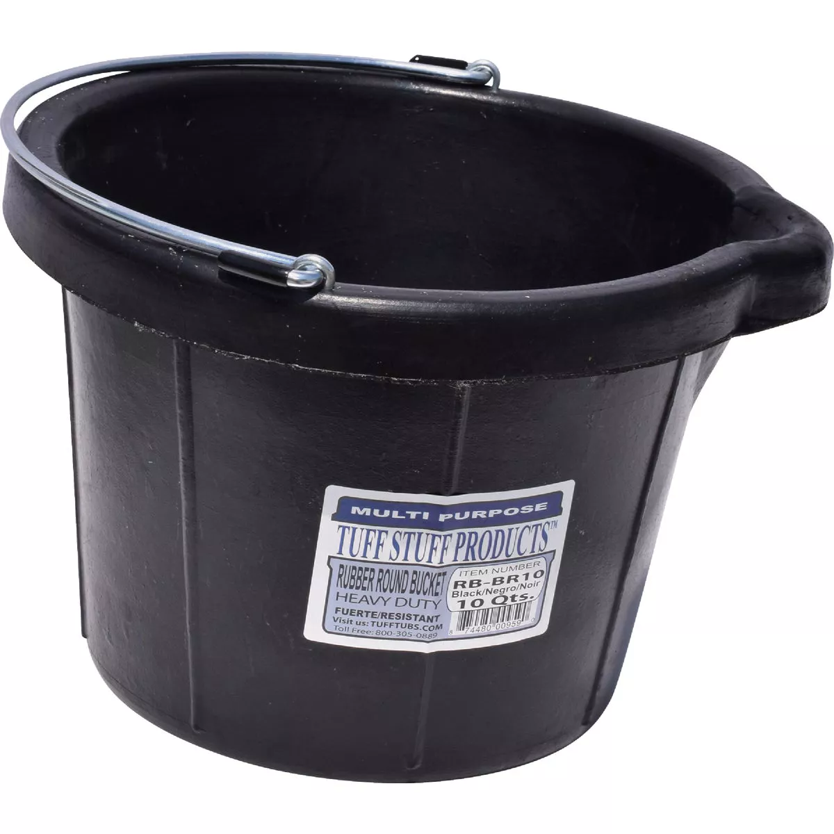 Tuff Stuff 10 Qt. Rubber Round Bucket | True Value Hardware