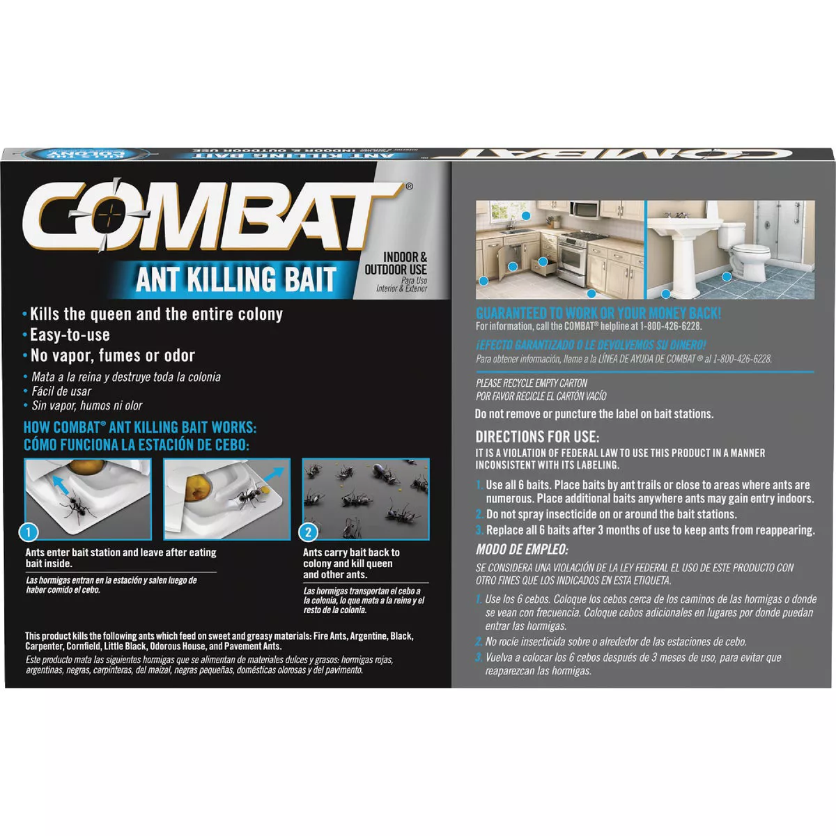 Combat Source Kill 0.21 Oz. Solid Ant Bait Station (6-Pack) - photo 2