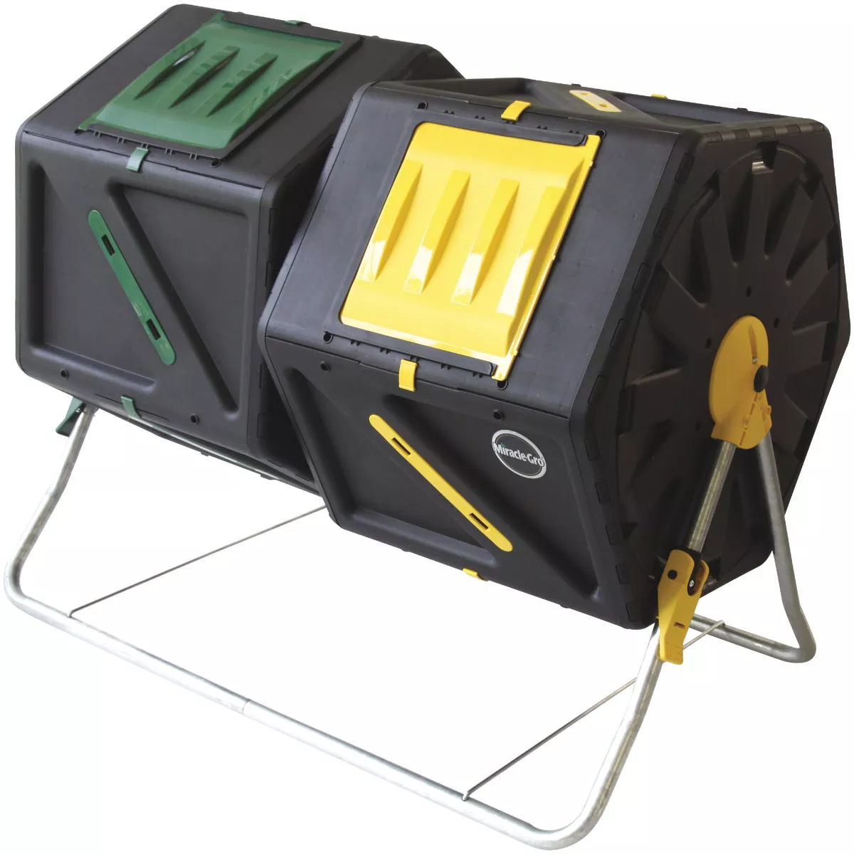 Miracle-Gro 2 x 28 Gal. Dual Chamber Tumbling Composter - photo 3