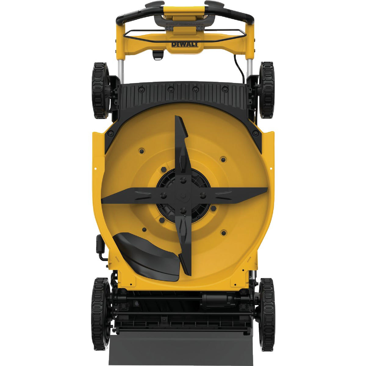 Dewalt battery lawn discount mower