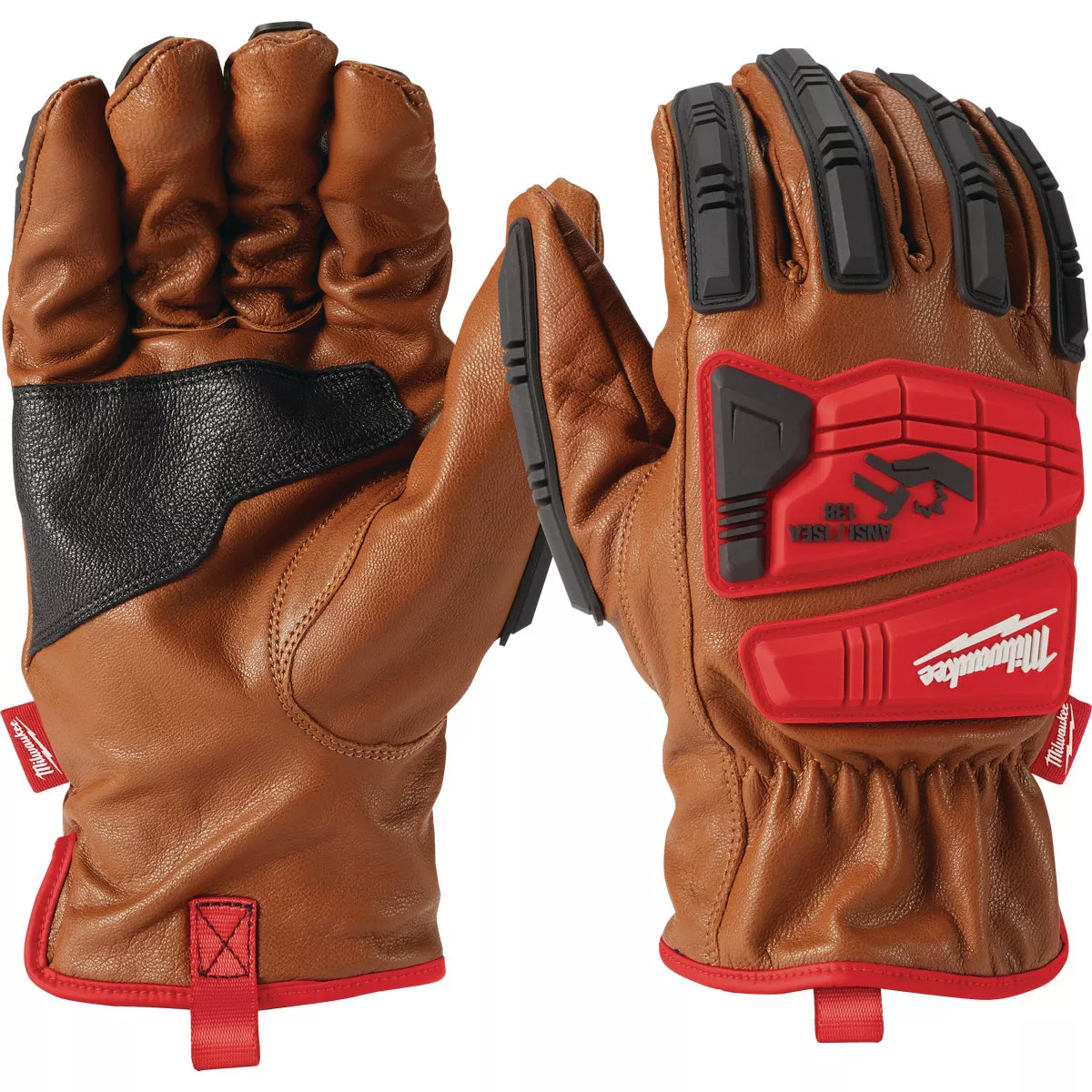 Milwaukee Impact Cut Level 3 Unisex Large Goatskin Leather Work Gloves - photo 3