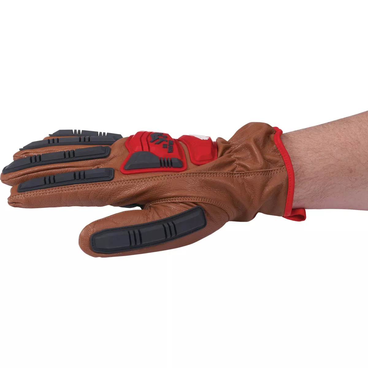 Milwaukee Impact Cut Level 3 Unisex Large Goatskin Leather Work Gloves - photo 4