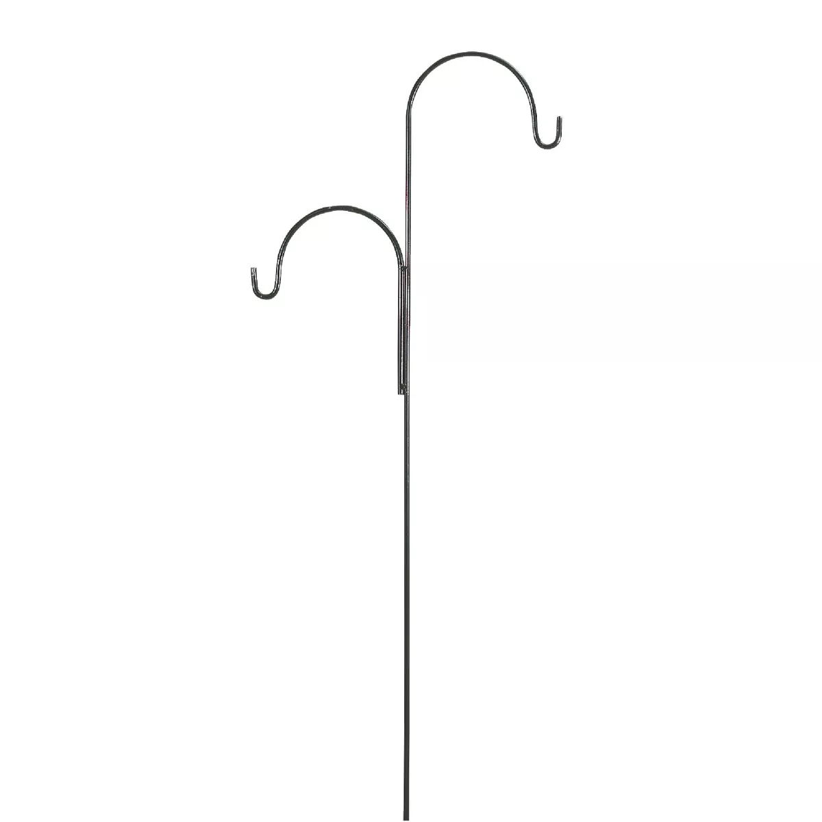 Best Garden 91 In. Black Wrought Iron Double Offset Shepherd Hook - photo 2