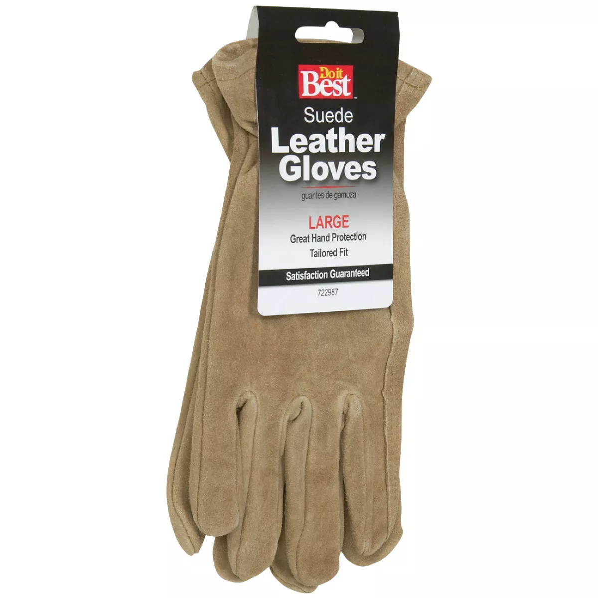 Do it Best Men's Large Suede Leather Work Glove - photo 2