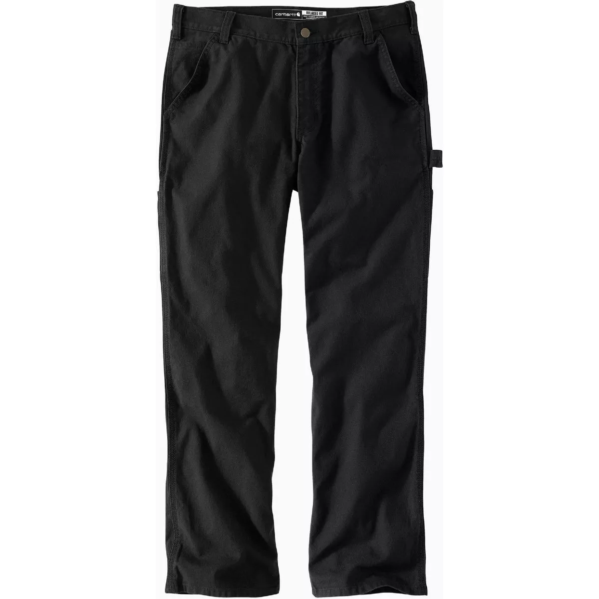 Carhartt Rugged Flex Men's 42x30 Black Duck Utility Work Pants, Relaxed Fit