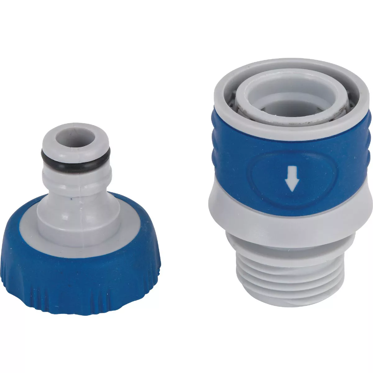 Best Garden 1 Male, 1 Female Poly Faucet Quick Connect Connector Set - photo 3