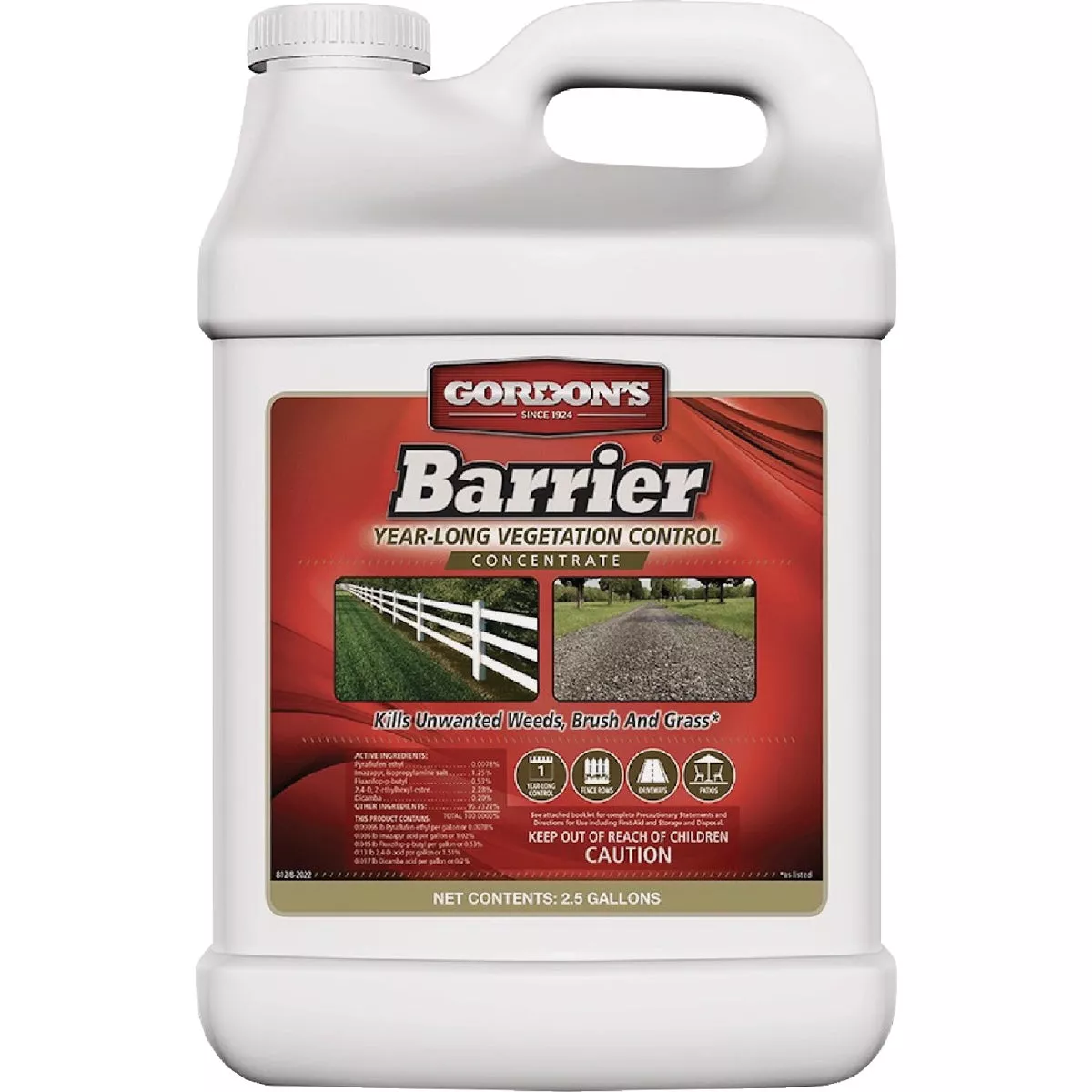 Gordon's 2.5 Gal. Concentrate Barrier Year-Long Vegetation Control