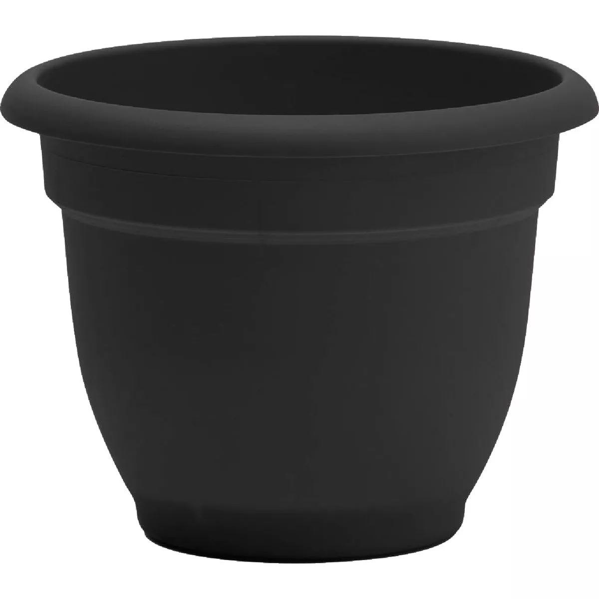 Bloem Ariana 10 In. Black Planter
