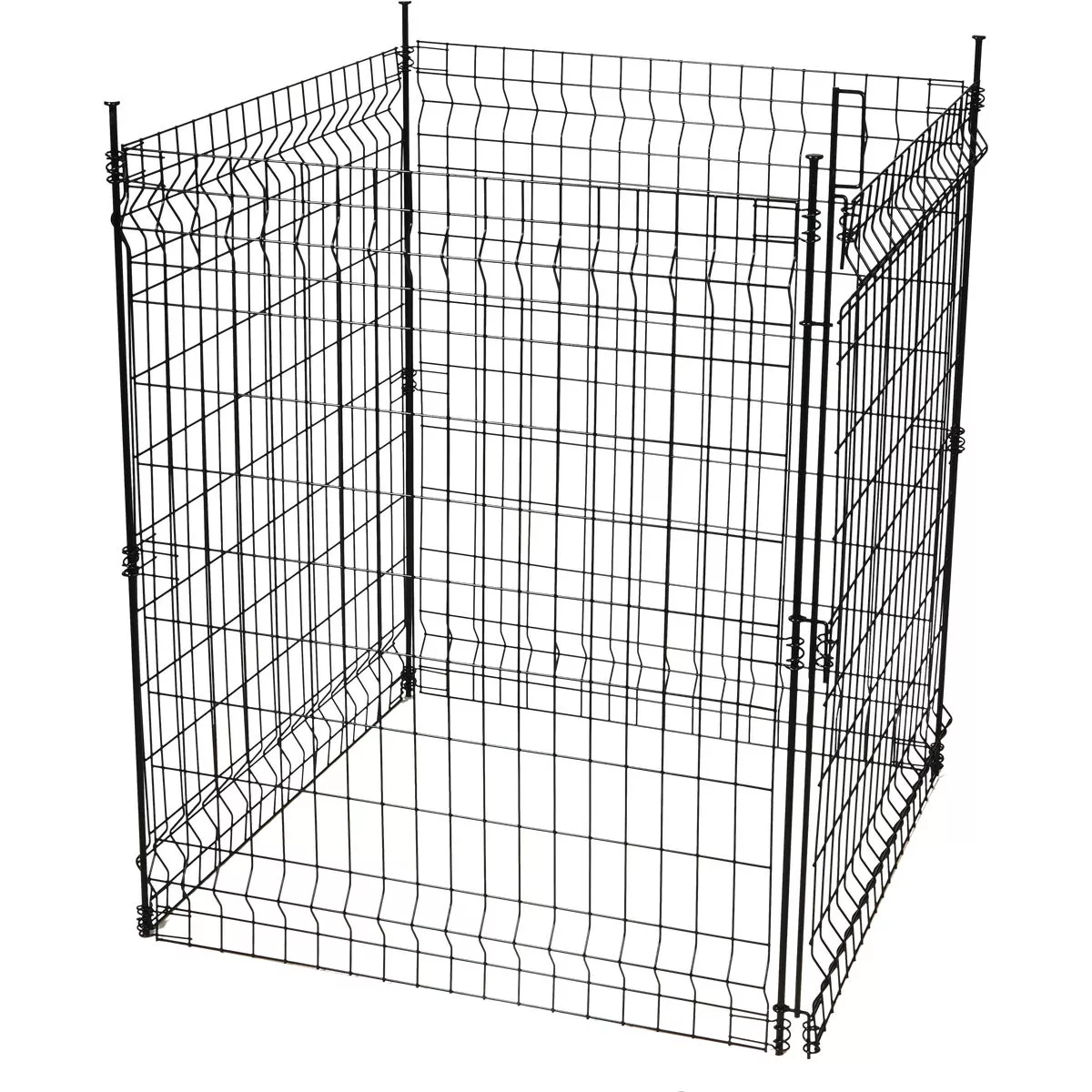 Best Garden 52 In. H. Black Powder-Coated Steel Multi Purpose Fence Post - photo 2