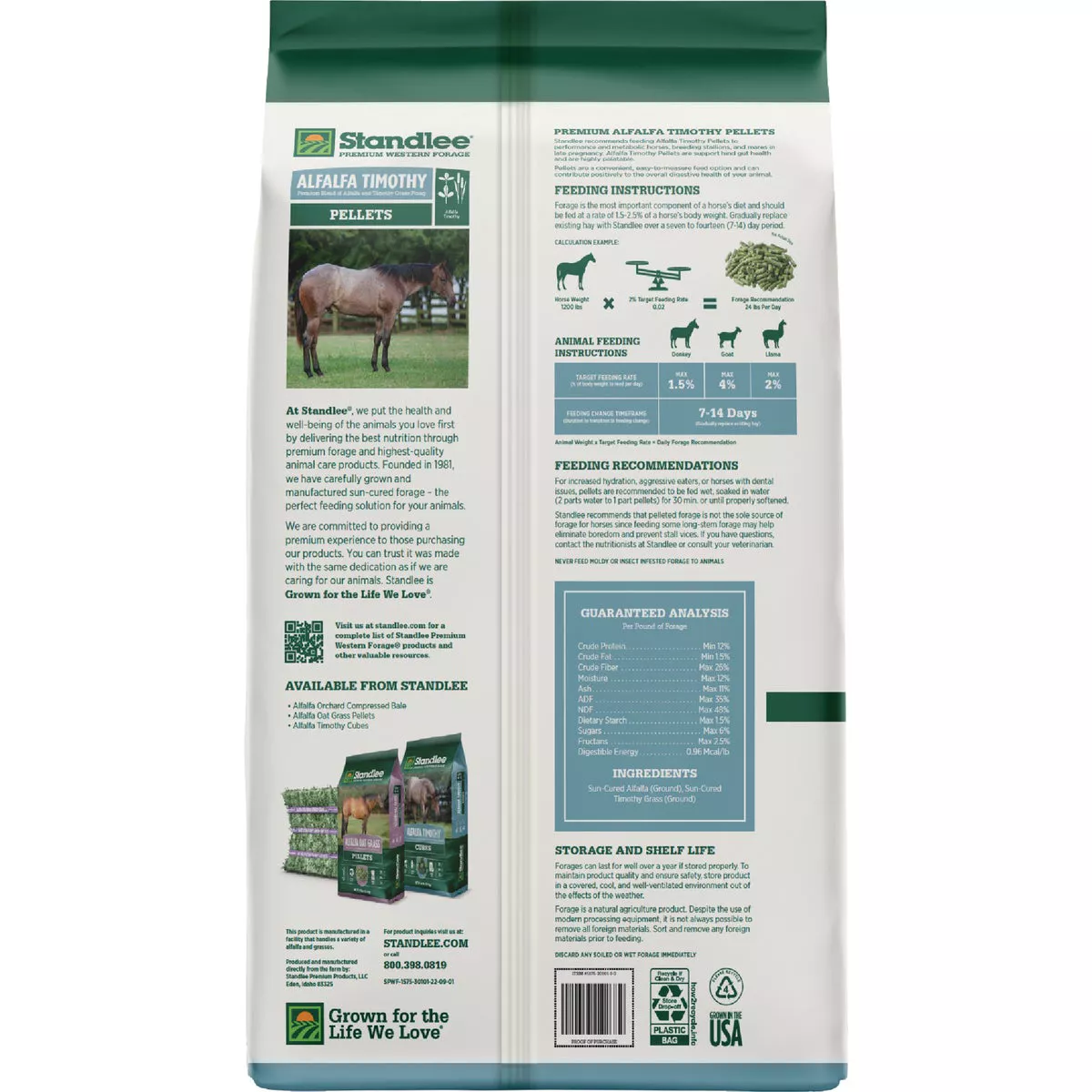 Standlee Premium Western Forage 40 Lb. Premium Alfalfa & Timothy Pellets - photo 3