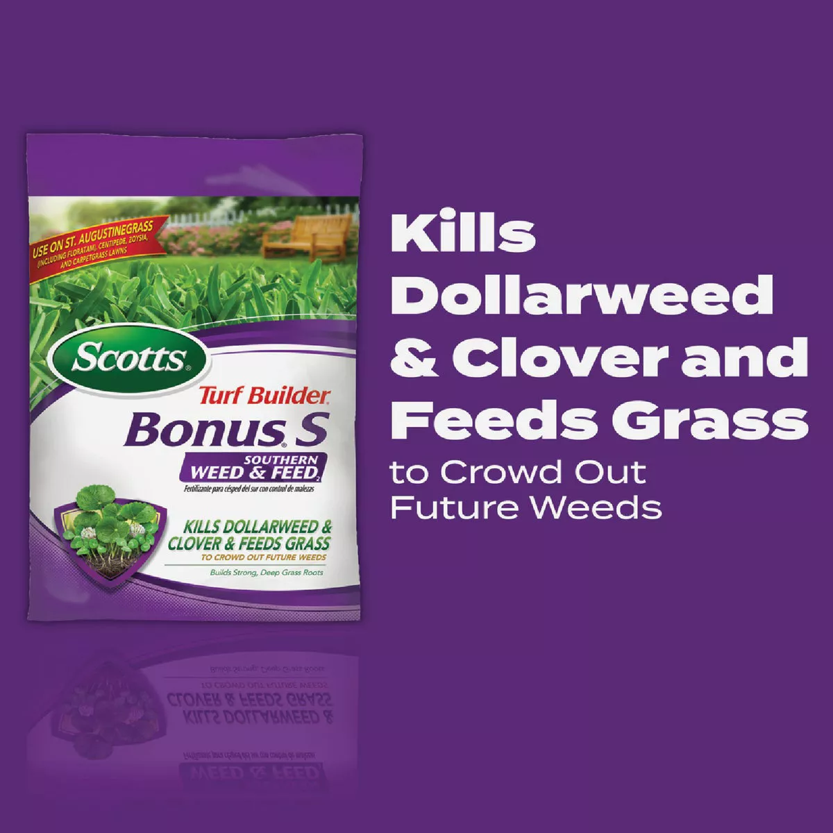 Scotts Turf Builder Bonus S Southern Weed & Feed2 18.62 Lb. 5000 Sq. Ft. Weed Killer Plus Lawn Fertilizer - photo 2