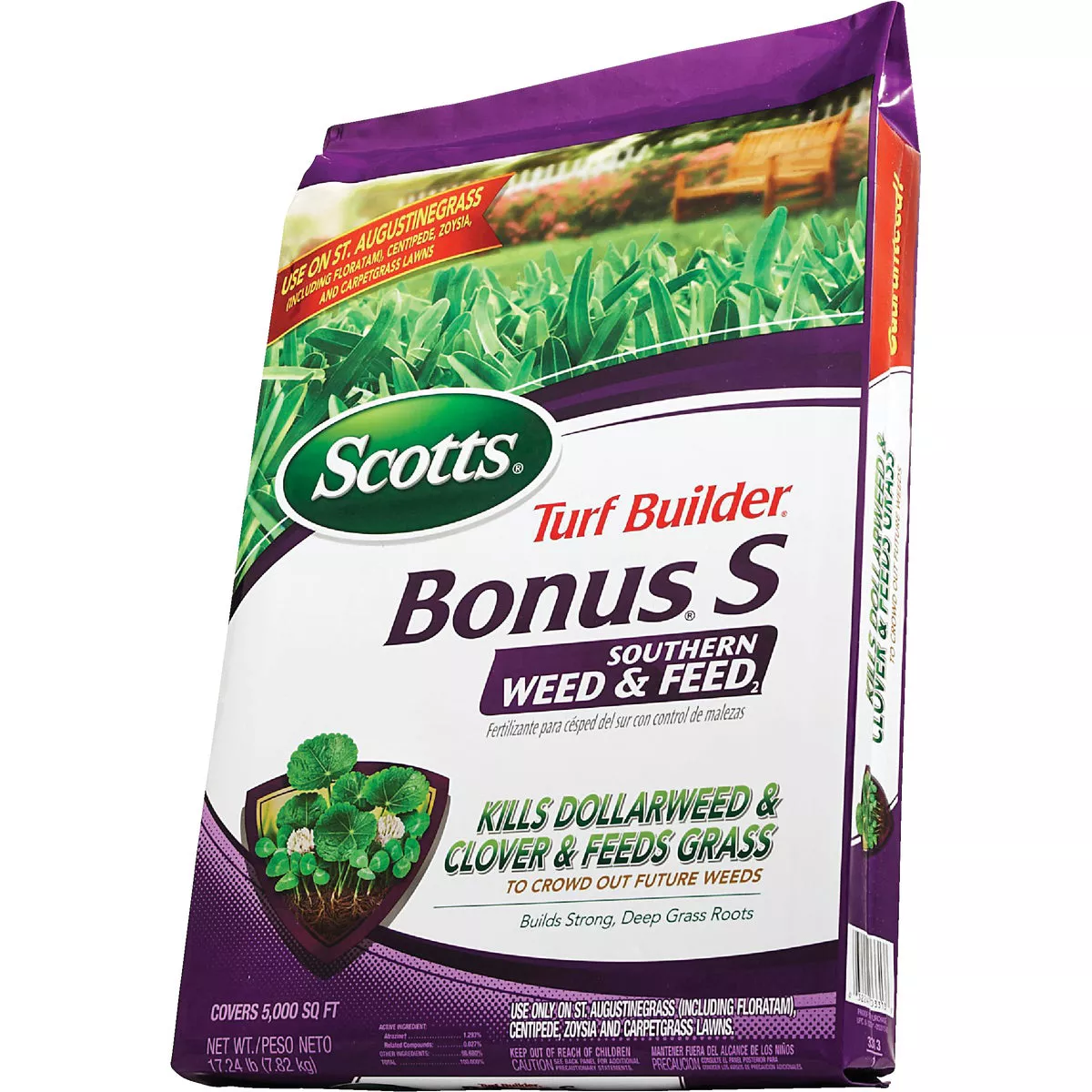 Scotts Turf Builder Bonus S Southern Weed & Feed2 18.62 Lb. 5000 Sq. Ft. Weed Killer Plus Lawn Fertilizer - photo 11