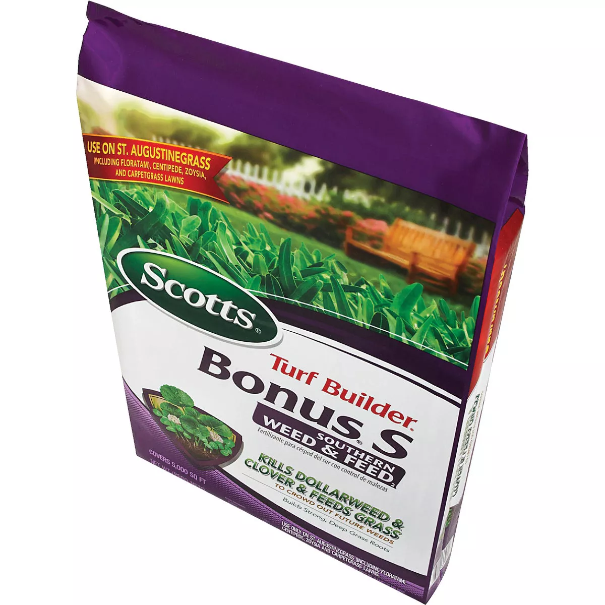 Scotts Turf Builder Bonus S Southern Weed & Feed2 18.62 Lb. 5000 Sq. Ft. Weed Killer Plus Lawn Fertilizer - photo 12