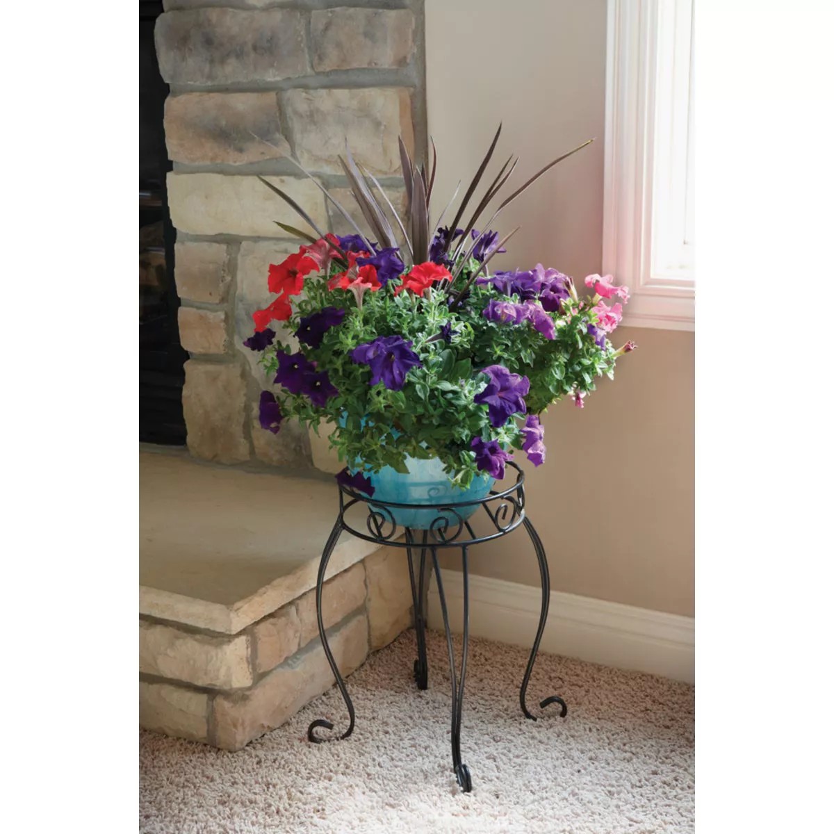 Best Garden Black Steel 21 In. H. Plant Stand - photo 2