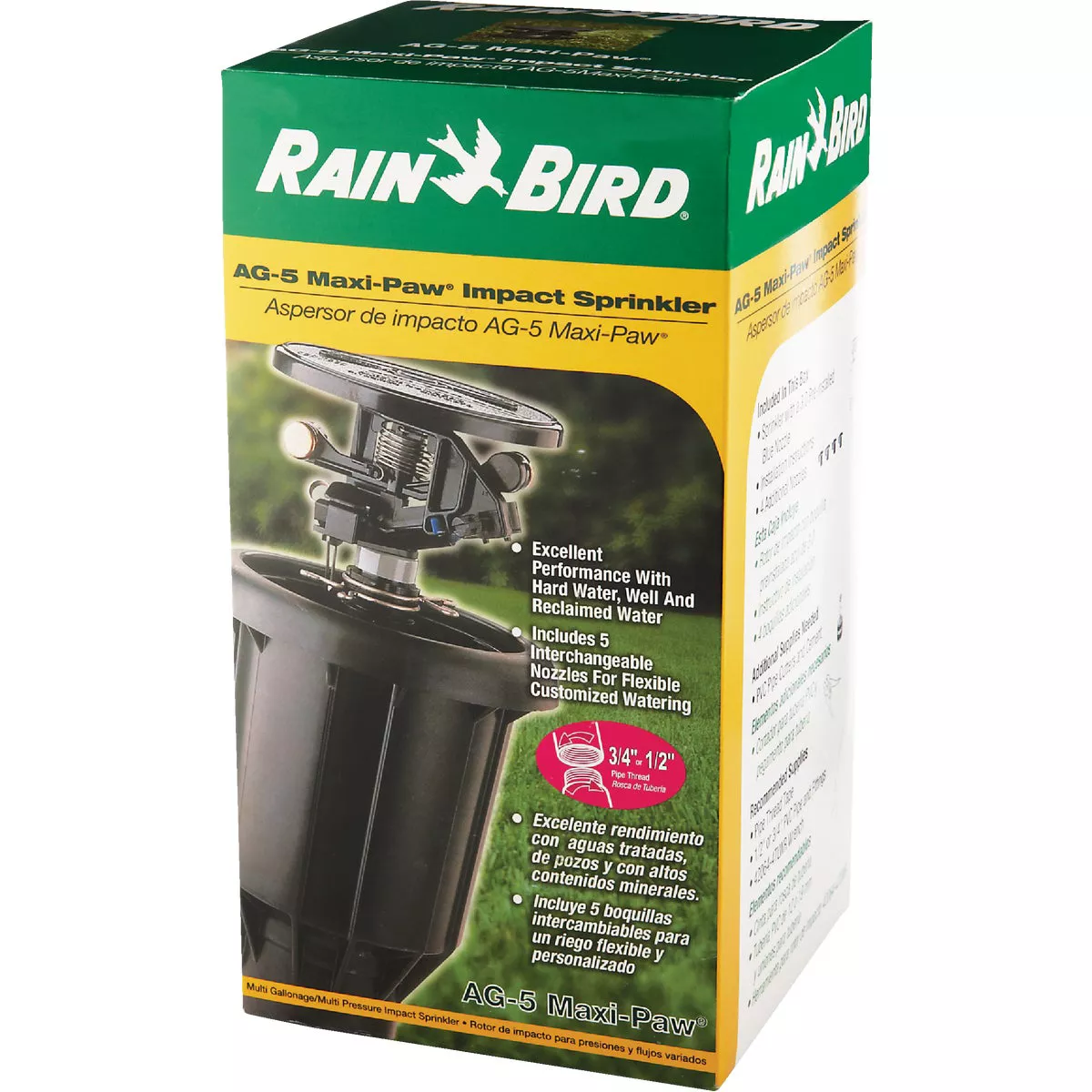 Rain Bird 3 In. Full or Partial Circle Deluxe Pop-Up Impact Head Sprinkler - photo 3
