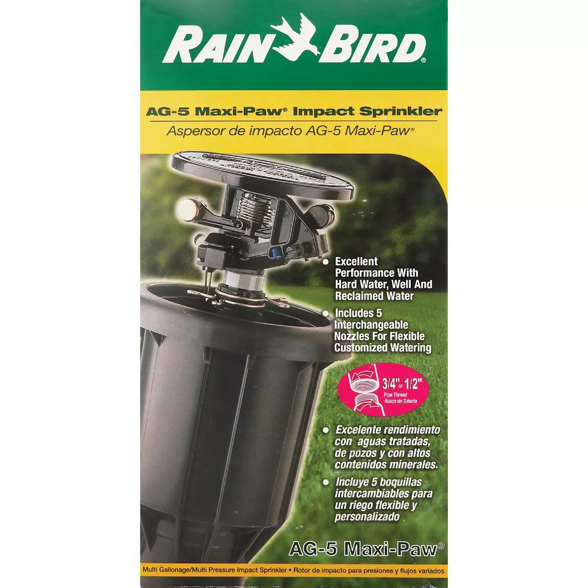 Rain Bird 3 In. Full or Partial Circle Deluxe Pop-Up Impact Head Sprinkler - photo 4