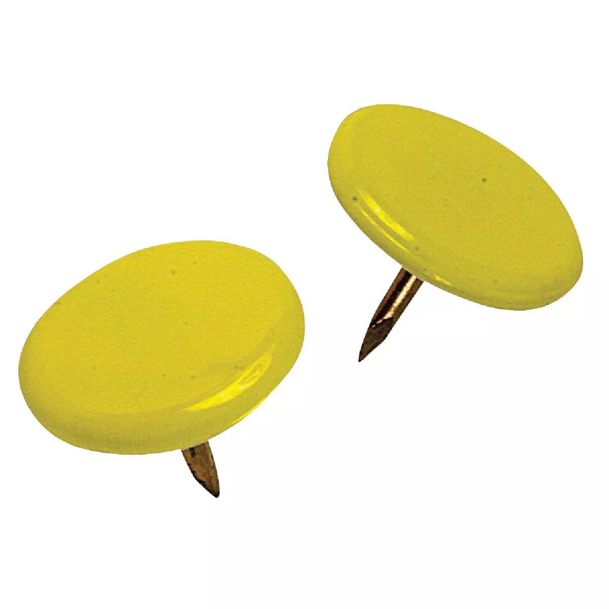 Hillman Anchor Wire Yellow 23/64 In. x 15/64 In. Thumb Tack (40 Ct.) - photo 4