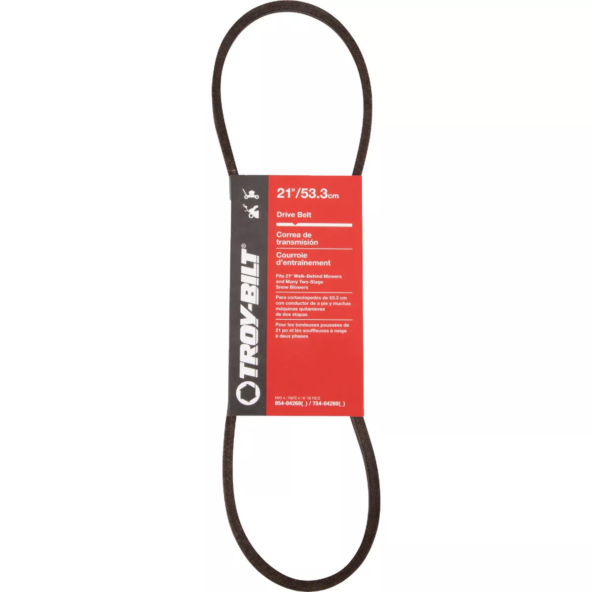 Troy-Bilt 21 in. Drive Belt for Walk-Behind Mowers and Snow Blowers