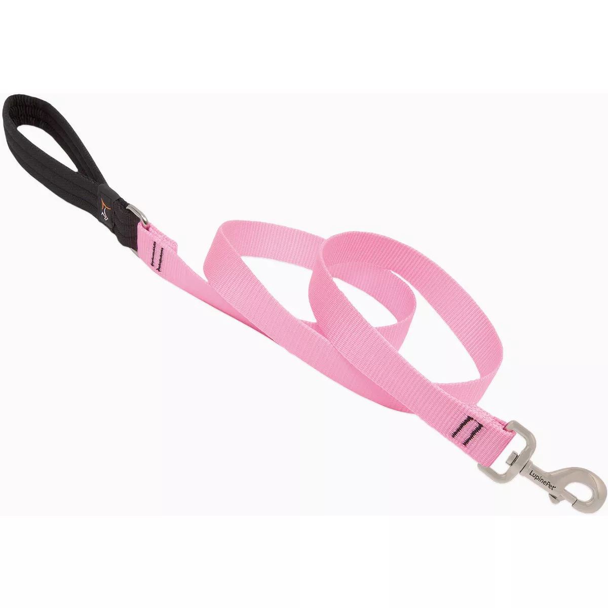 Lupine 1 In. x 6 Ft. Nylon Medium Dog Pink Basic Dog Leash