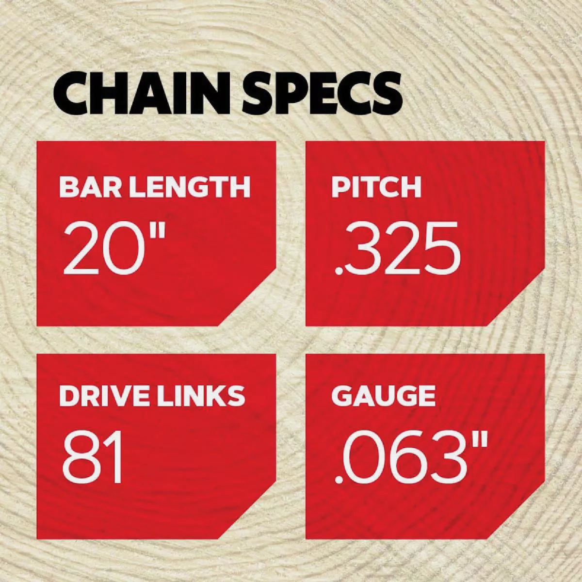 Oregon AdvanceCut 20 In. 81 Drive Links Bar & L81 Chain Replacement Combo - photo 4
