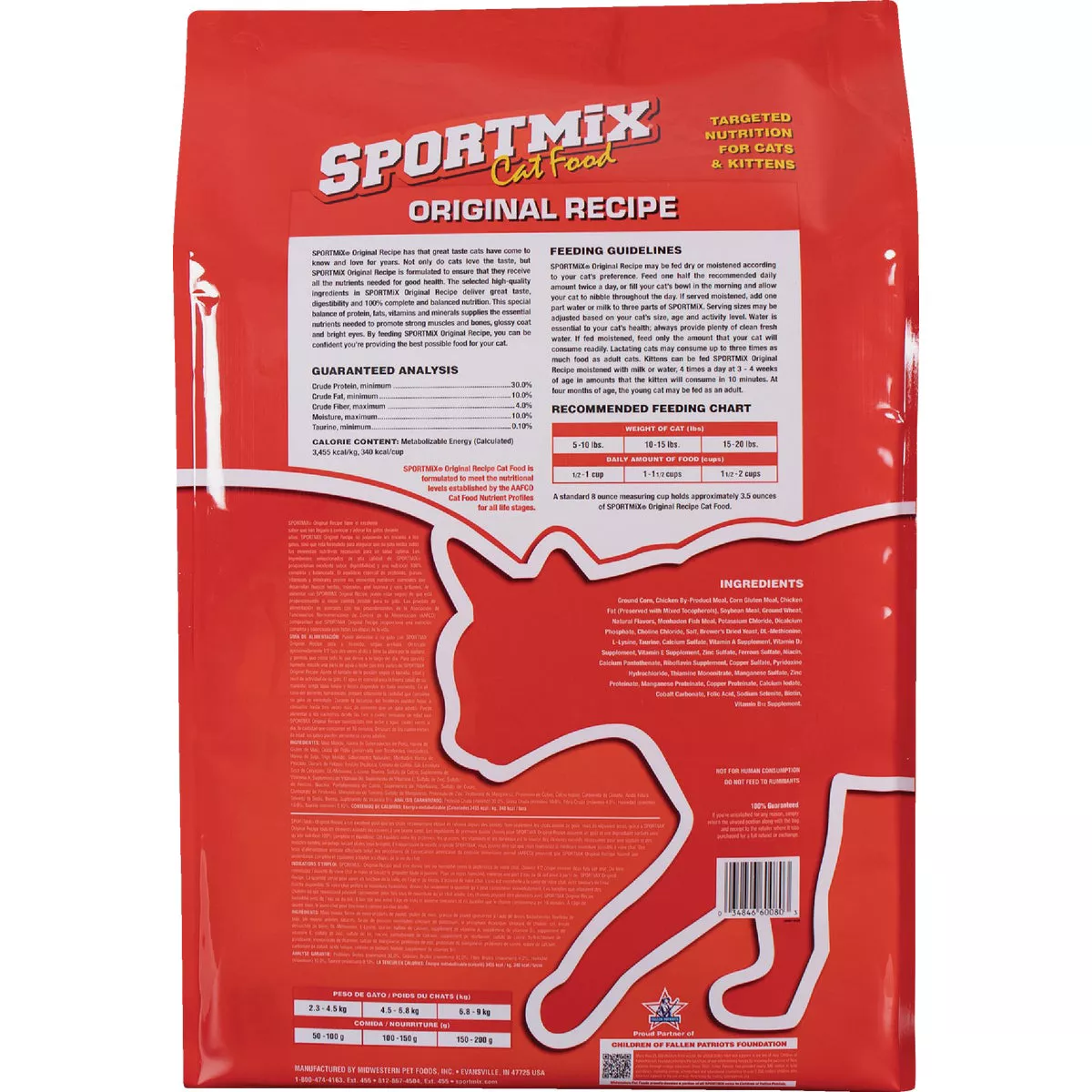 Sportmix 15 Lb. Original Recipe All Ages Dry Cat Food - photo 2