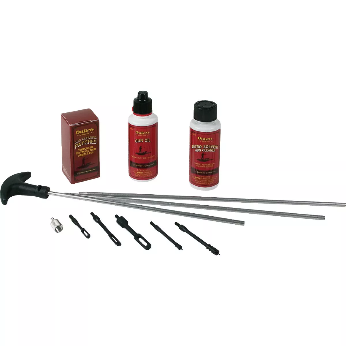 Outers 96200 Aluminum Rod Universal Firearm Cleaning Kit