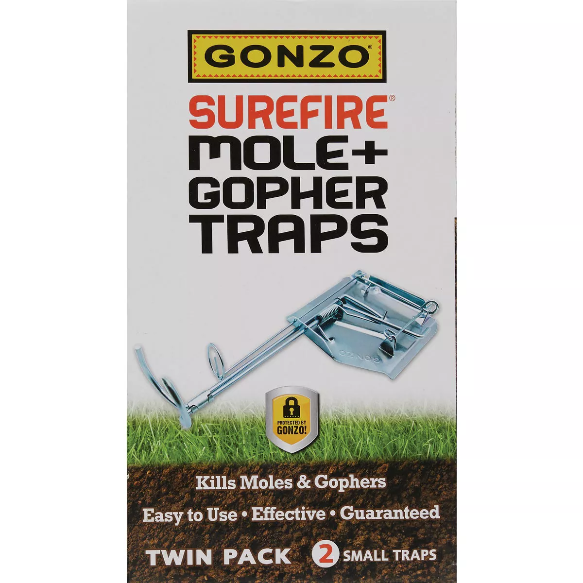 Gonzo Surefire Cinch Mole & Gopher Trap (2-Pack) - photo 2