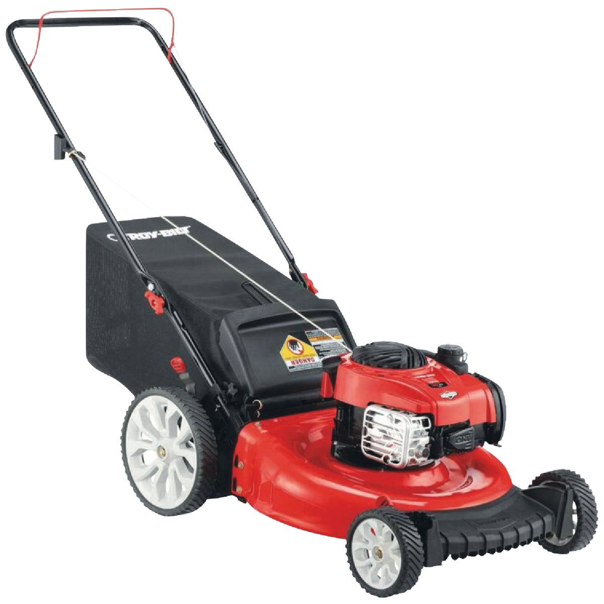 Troy bilt mower discount smoking