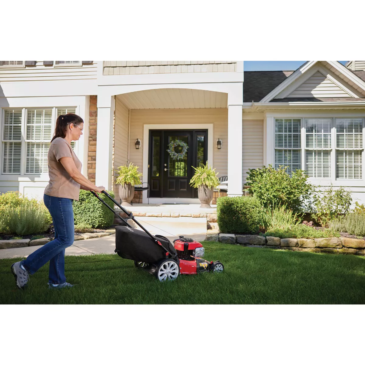 Troy-Bilt 21 In. 140cc 3-In-1 High Wheel Push Mower - photo 3