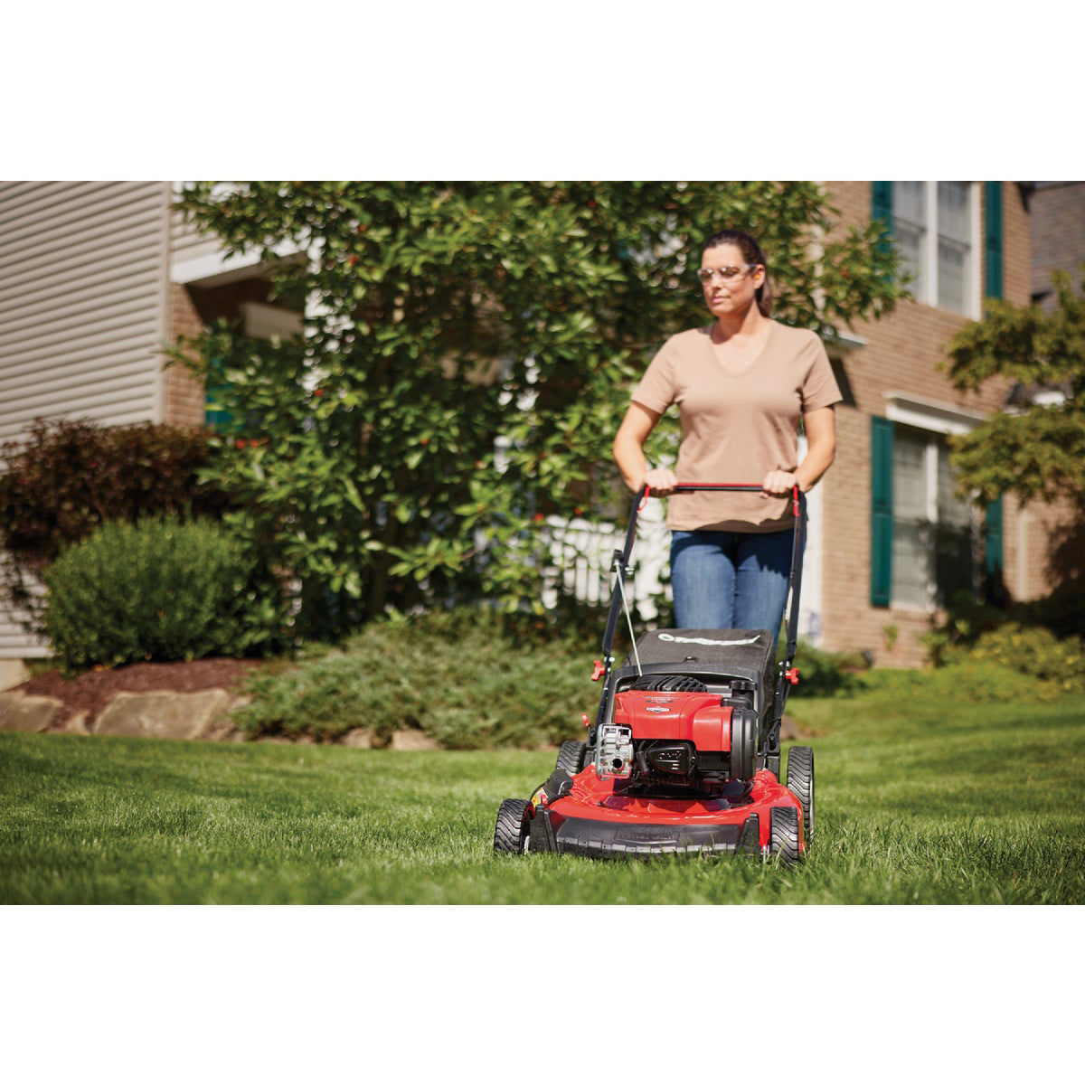 Troy-Bilt 21 In. 140cc 3-In-1 High Wheel Push Mower