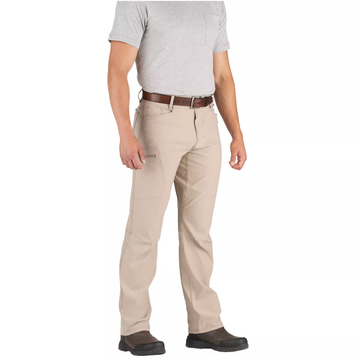 Berne Men's 36x32 Beige Lightweight Flex Pro Pants