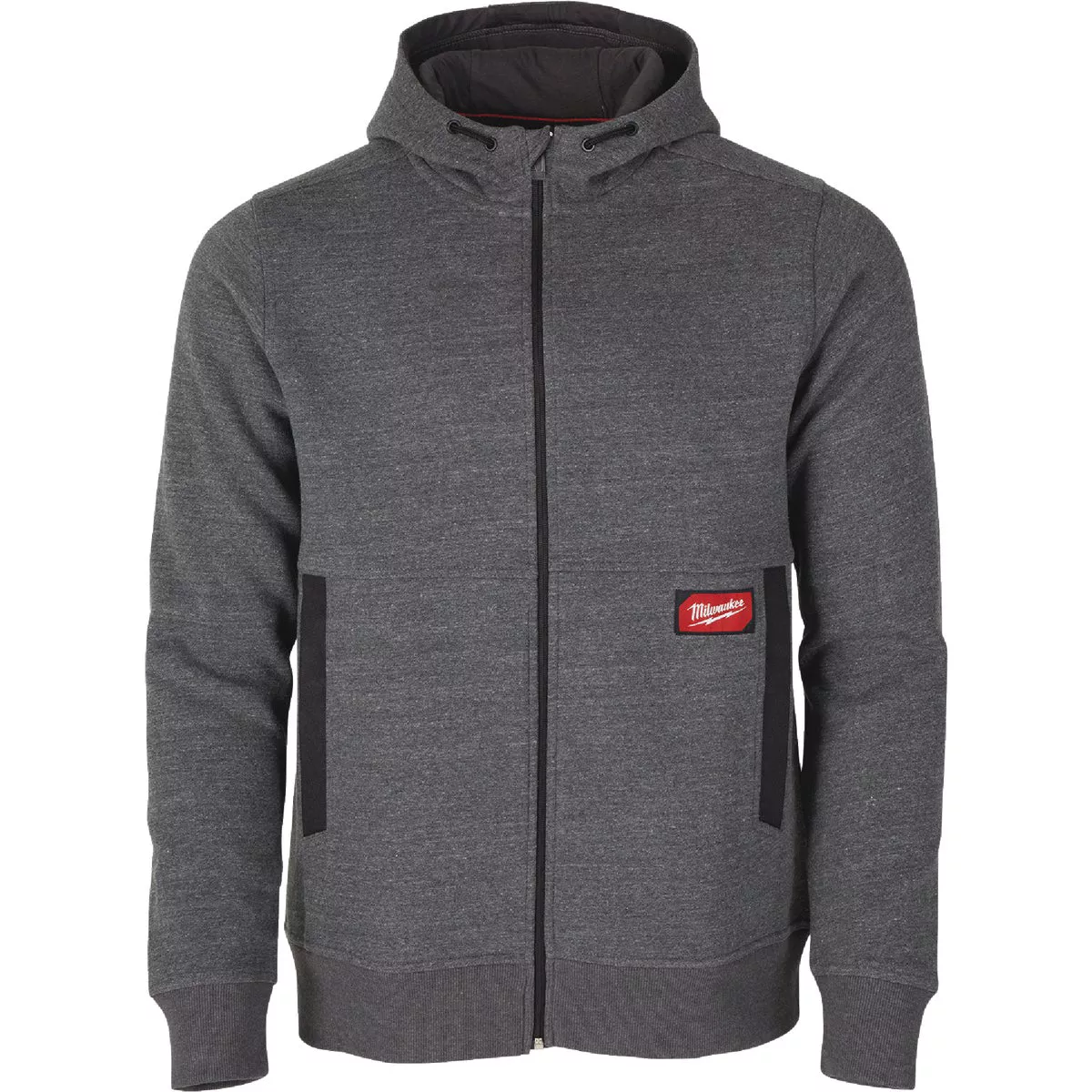 Milwaukee GRIDIRON Men's 2XL Gray Full-Zip Hoodie