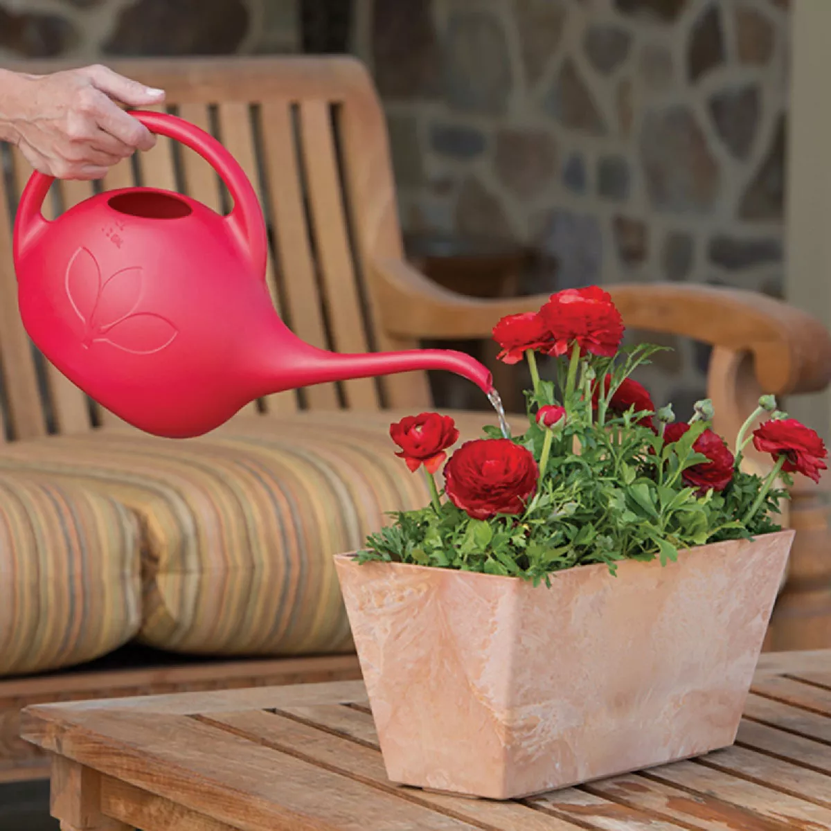 Novelty Root & Vessel 1/2 Gal. Red Deluxe Watering Can - photo 2