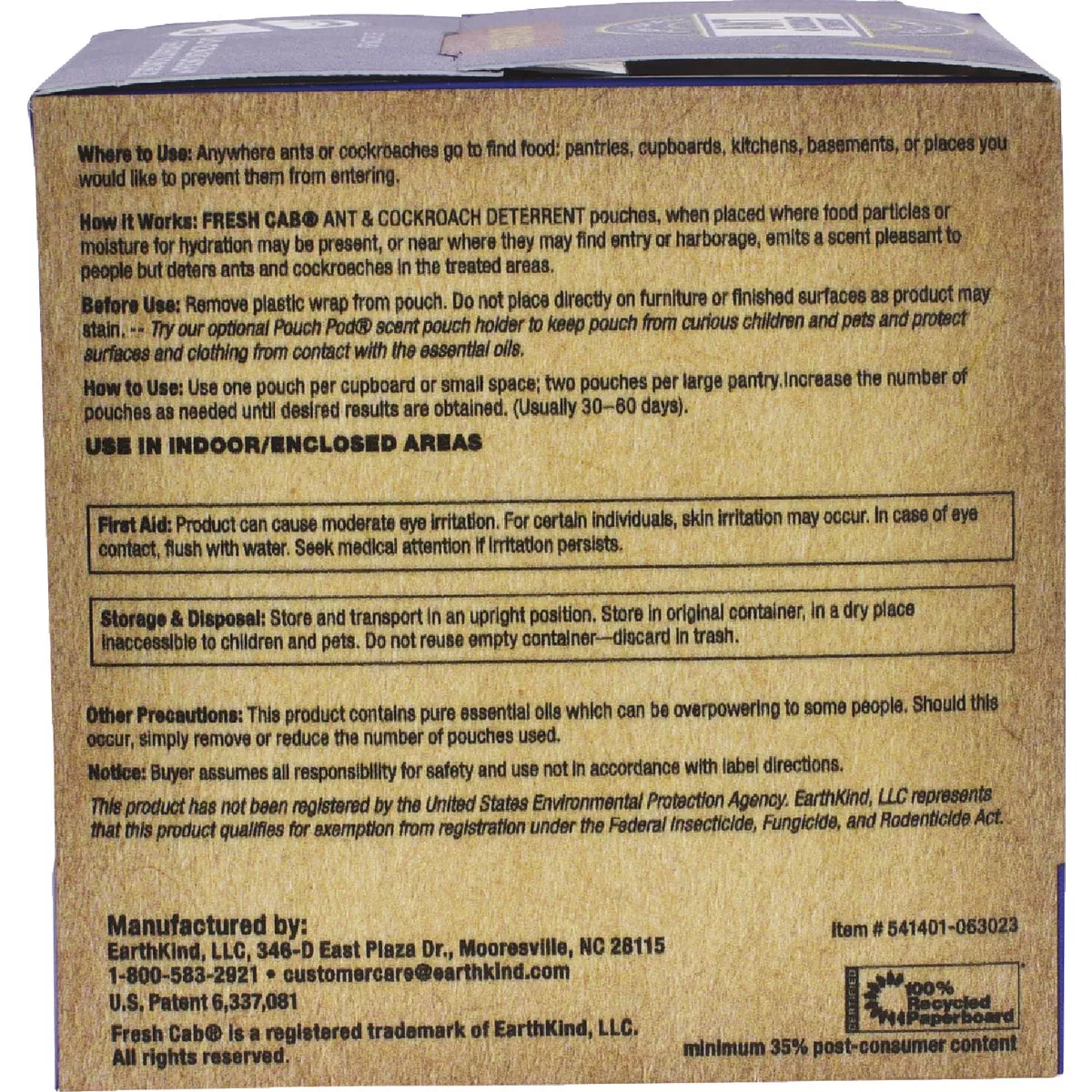 Fresh Cab Ant & Cockroach Deterrent (4-Pack) - photo 2