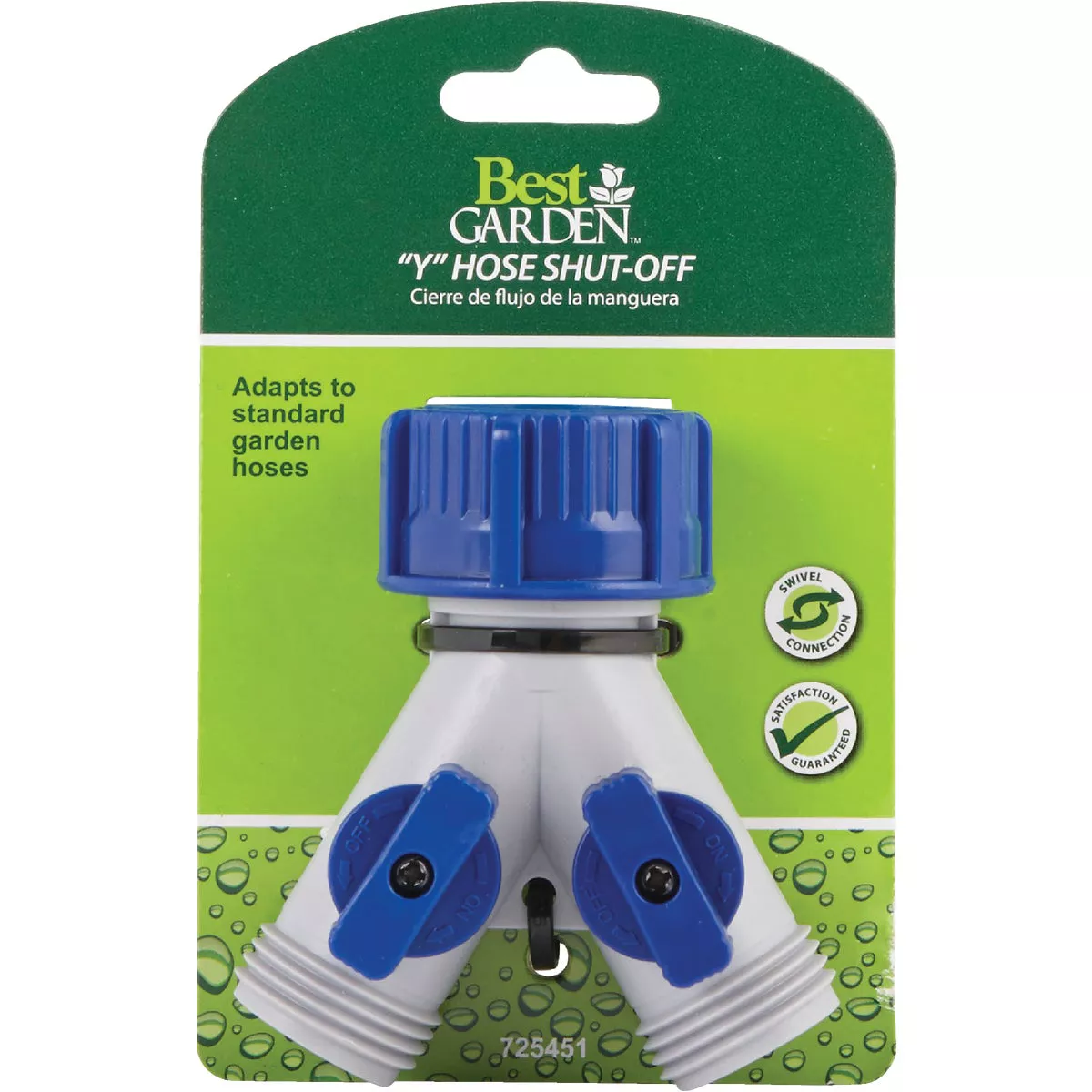Best Garden Poly Y-Connector Double Hose Shutoff - photo 2