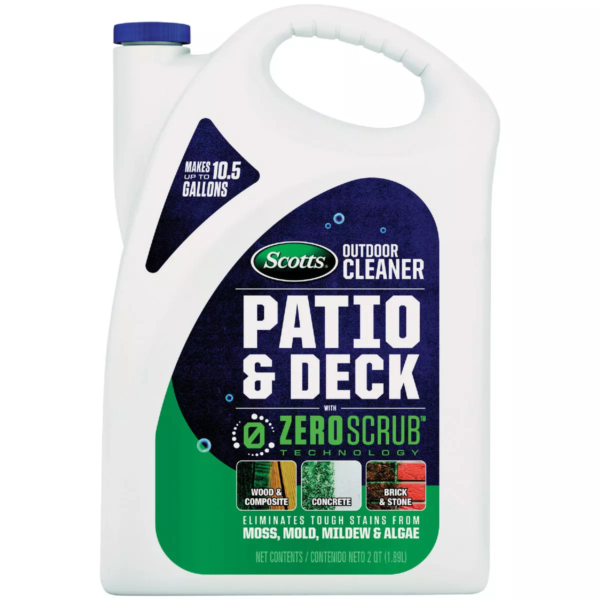 Scotts ZeroScrub 1/2 Gal. Patio & Deck Outdoor Cleaner