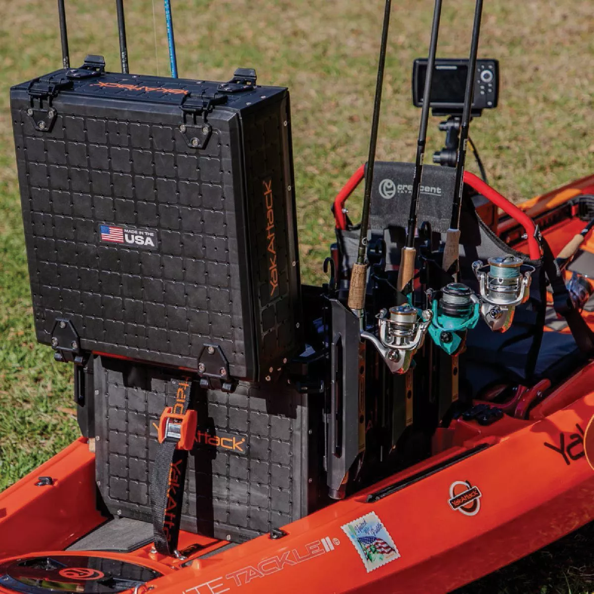 YakAttack BlackPak Pro 16 In. x 16 In. Black Kayak Fishing Crate - photo 2