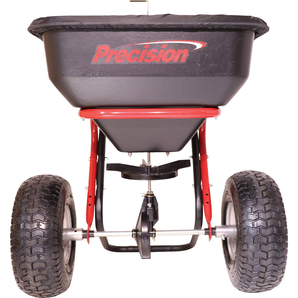 Precision Direct Drive 130 Lb. Push Broadcast Spreader with Cover | Do ...