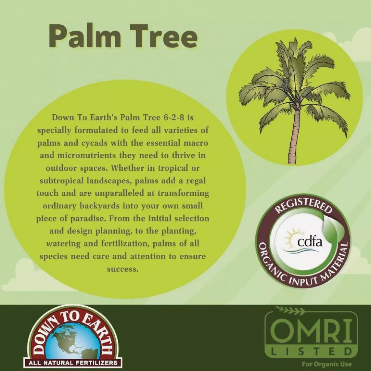 Down To Earth 5 Lb. 6-2-8 Palm Tree Mix - photo 8