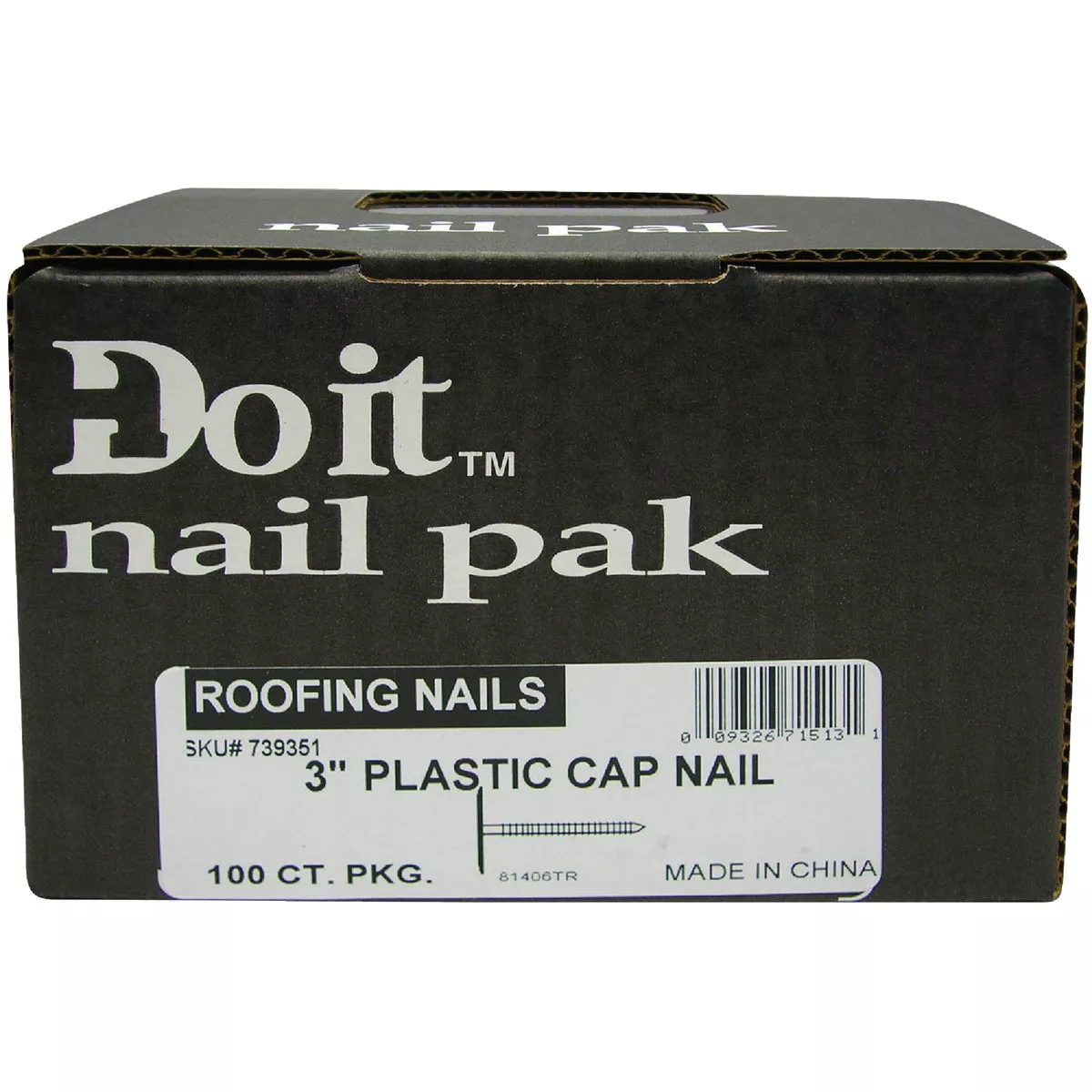 Do it 1 In. 12 ga Electrogalvanized Cap Nails (200 Ct., 1 Lb.) - photo 2