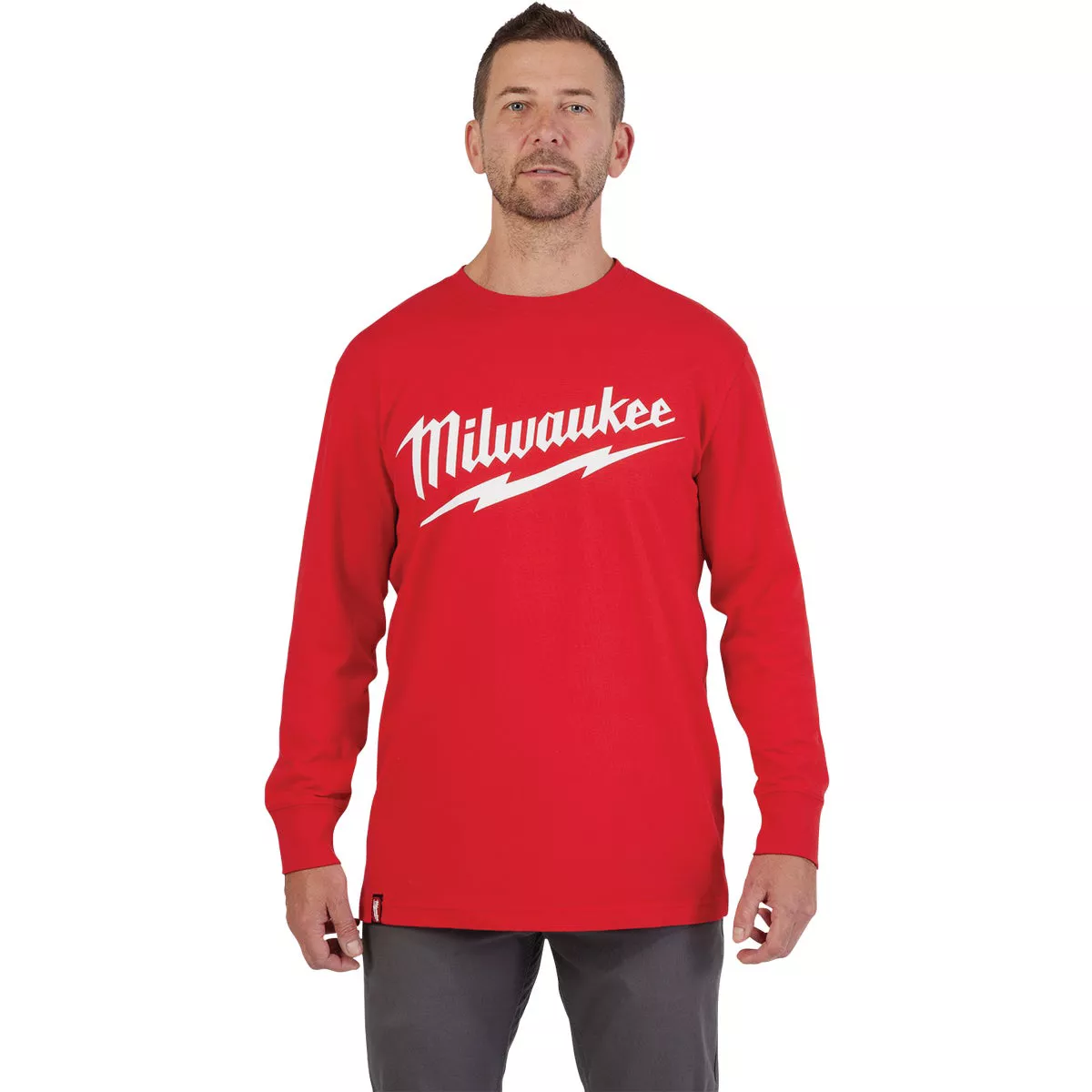 Milwaukee 2XL Red Long Sleeve Men's Heavy-Duty Shirt - photo 2