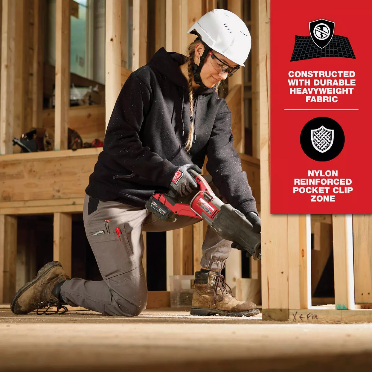 Milwaukee GRIDIRON Women's 10 Brown Double Knee Jogger Pants - photo 3