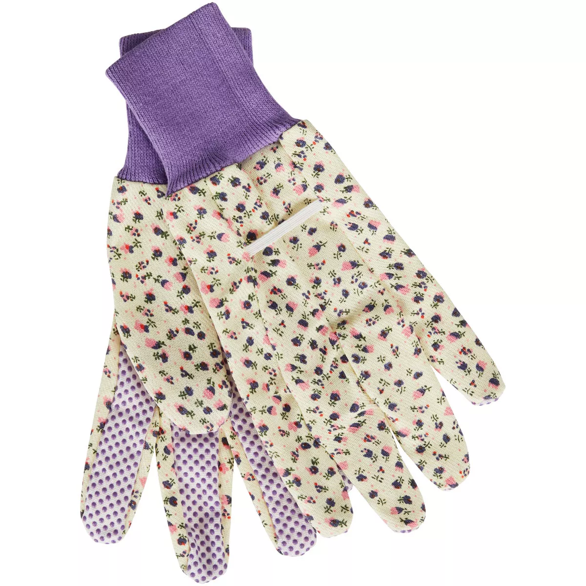 Best Garden Women's 1 Size Fits All Canvas Garden Glove with Knit Cuff - photo 3
