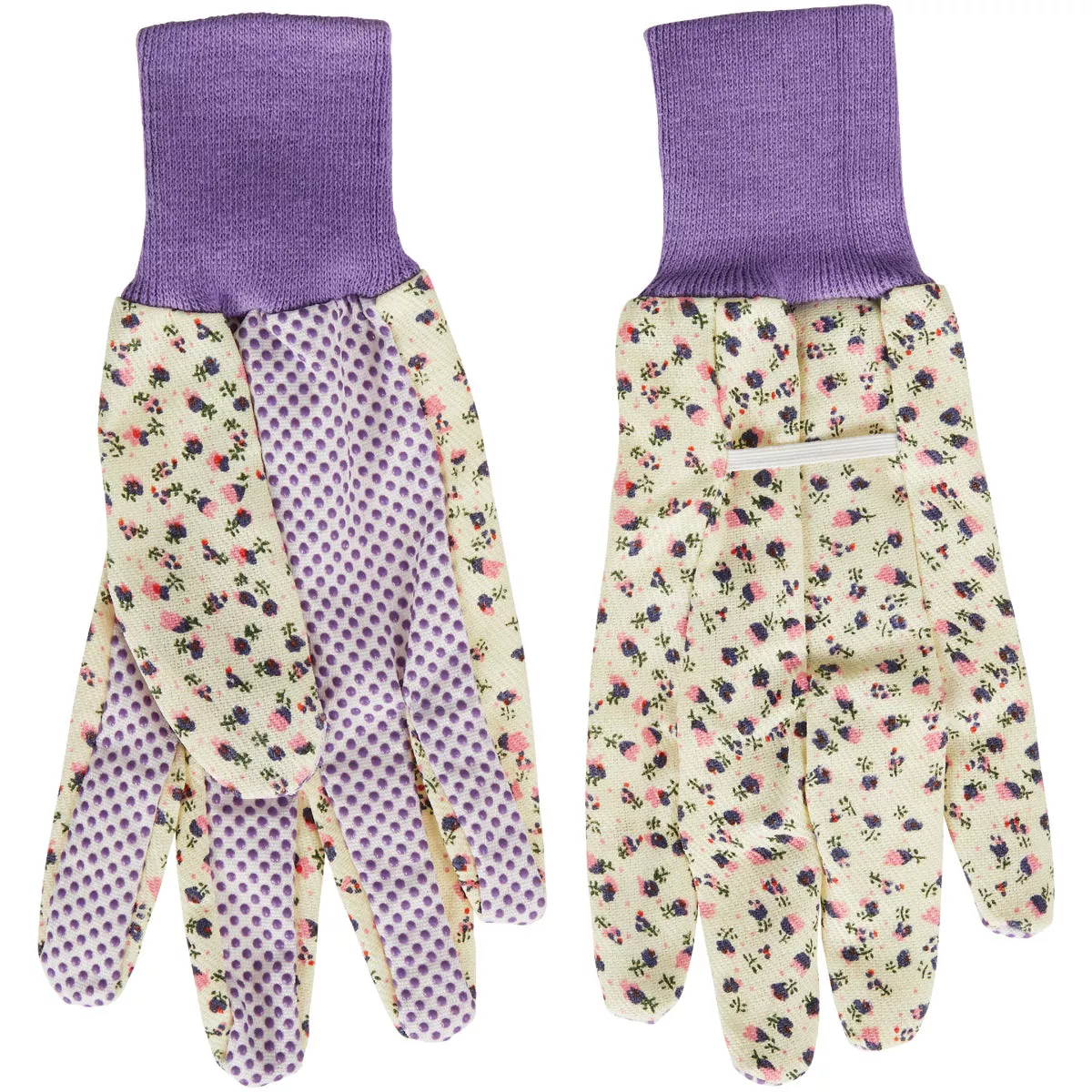 Best Garden Women's 1 Size Fits All Canvas Garden Glove with Knit Cuff - photo 4