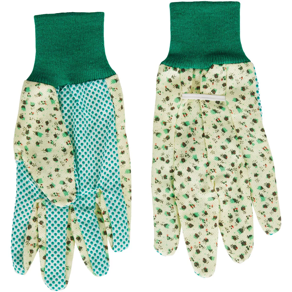 Best Garden Women's 1 Size Fits All Canvas Garden Glove with Knit Cuff - photo 5