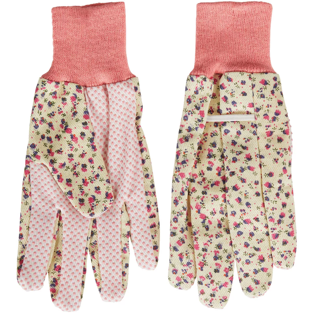 Best Garden Women's 1 Size Fits All Canvas Garden Glove with Knit Cuff - photo 6