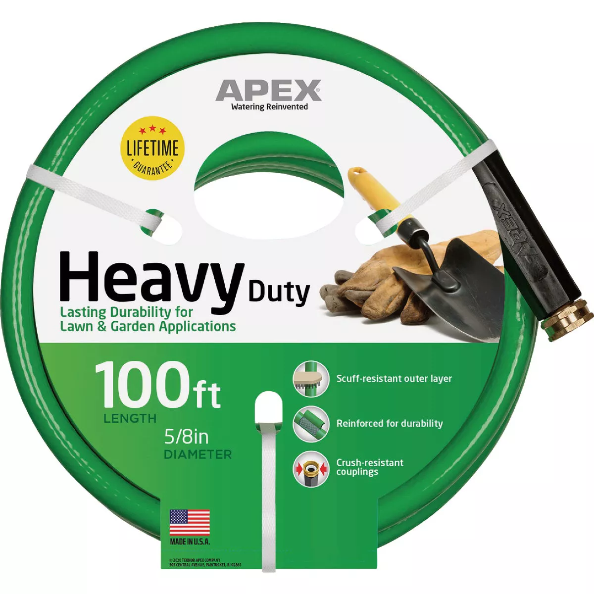 Apex 5/8 In. Dia. x 100 Ft. Heavy Duty Garden Hose