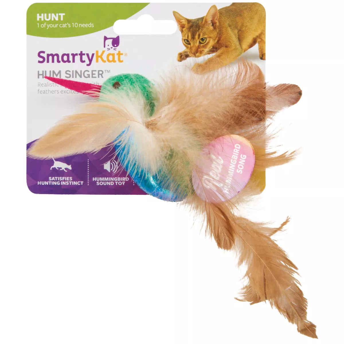 SmartyKat Hum Singer Electronic Sound Cat Toy