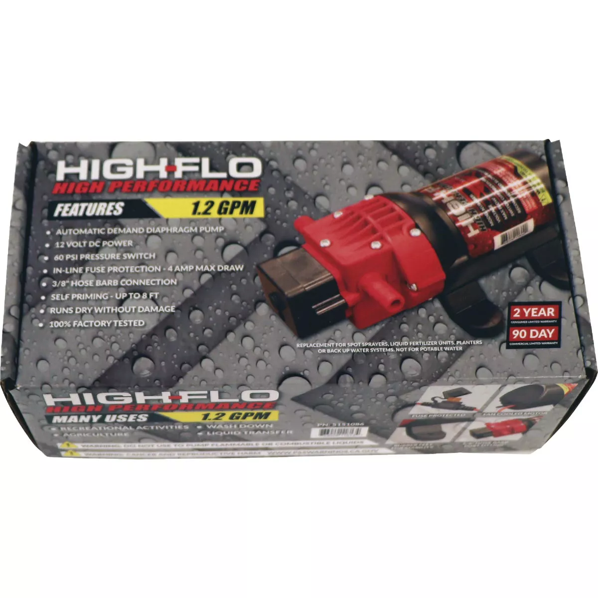 Fimco 1.2 GPM 60 psi High Flo High Performance Pump - photo 2